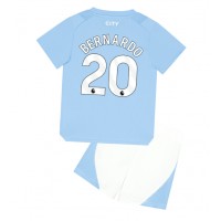 Camisa de time de futebol Manchester City Bernardo Silva #20 Replicas 1º Equipamento Infantil 2023-24 Manga Curta (+ Calças curtas)